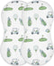 Qinllo 2 Pack Muslin Burp Cloths Golf Car White Cotton Baby Burp Cloths