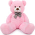 MaoGoLan Huge Pink Stuffed Animals - 47 inch Life Size Cute Teddy Bears for Baby Girls Shower Decorations