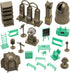 BMC Classic Mad Scientist Lab - 24pc Plastic Army Men Sci-Fi Accessory Playset