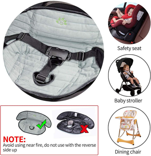 Piddle Pad Car Seat Protector, Waterproof Potty Training Seat Saver Pads for Infants Baby and Toddlers, Machine Wash