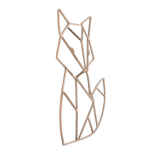 NoJo Fox Shaped Nursery Wall Décor, Copper Finish