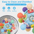 Baby Montessori Sensory Toys for 0-6 & 6-12 Months, Food Grade Teething Toys for Babies 0-18 Months, Developmental Gifts