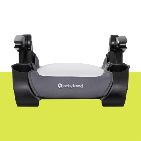 Baby Trend Protect Slim Backless Booster Seat, Madrid Grey Slim Lightweight Design, Belt-Positioning Support, Dual Cup