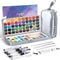 JusArt 100 Colors Watercolor Paint Set,Travel Watercolor Set with Handbag,Art Supplies with
