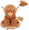 24" & 4.5lbs Highland Cow Stuffed Animal, Sitting & Laying Weighted Stuffed