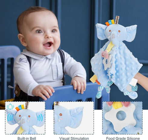 Set Set Newborn Baby Boy Gift Basket for Boy, Welcome Home Gift with Swaddle Blanket, Clothes, Baby Essentials, Baby