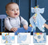 Set Set Newborn Baby Boy Gift Basket for Boy, Welcome Home Gift with Swaddle Blanket, Clothes, Baby Essentials, Baby
