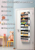 1 Pack Over The Door Storage Organizer with 5 Pockets, 10 Mesh Pockets, 44 lbs Capacity for Bedroom, Bathroom, Nursery