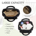 Bulyoou Small Diaper Bag Tote, Multifunction Bag with Silicone Pacifier Holder Case Travel Crossbody Handbag