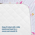 Wildkin Kids 100% Microfiber Crib Sheet - Soft, Breathable Fitted Sheet in Ballerina Design
