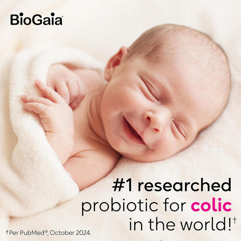 5mL BioGaia Protectis Baby Probiotic Drops | Baby Essentials for Colic & Gas Relief | Safe for Newborns | Ease Crying