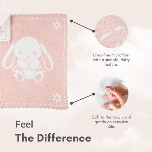 enne. Cozy 34x30in Cozy Ultra-Soft Baby Blanket Cloud-Like Microfiber Newborn Soft Blanket Unisex Gift Blankey