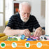 3 Pack 48 Piece Jigsaw Puzzle for Seniors, Large Piece Puzzles for Dementia and Alzheimer's Activities