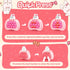 Ueghz Easter Bunny Fidget Toy,Easter Basket Stuffers Quick Fast Puzzle Push Game Pop Light up Fidget Toy,Easter Egg