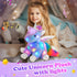 16.5" Light up Musical Unicorn Stuffed Animal Glowing Singing Rainbow Unicorn Soft Plush Toys Birthday Christmas