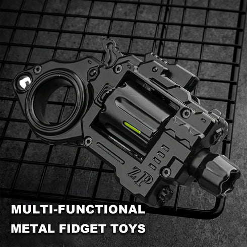 Generic Fidget Toys Adults Spinner Gun : Premium Metal Fidget Spinner for Adults ,Silent Stress Relief & Focus Enhancer