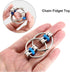 Gejoy 12 Set Autism(6 Pcs Bike Chain Fidget Toys Flippy Roller Chain Sensory Rings Bulk Handheld Toy Key Anxiety Relief