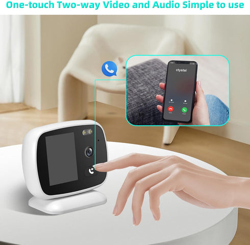 oneware Parents,2-Way Video Calling Security Camera,Kids' Instant Video Call One-Tap FaceTime with Audio & Clear