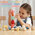 BESTAMTOY 36 PCS Wooden Sorting Stacking Rocks | Sensory Toddler Montessori Toys for Kids 3-6 Years