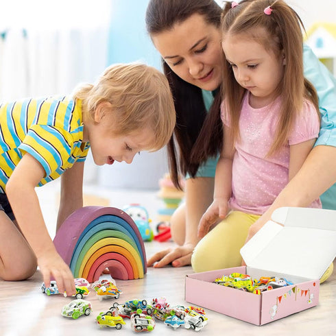 Vileafy Treasure Box Toys for Classroom - Mini Bulk Toy Cars and Small Planes for Party Favors, Goodie Bags