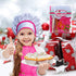 Chef Set for Kids - 13 Pcs Cooking and Baking Set with Apron, Chef Hat, Utensils, Gift for 3 Year Olds