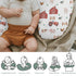 Farm Animals Life Baby Nursing Pillow Covers for Boy Girl Tractor Barn Pig Cow Lamb Hen Duck Soft Nursing Slipcovers