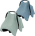 NEMTMCUA 2 Pcs Baby Car Seat Cover, Breathable Cotton Baby Carrier Cover, Newborn