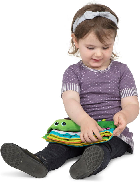 Melissa & Doug Soft Activity Baby Book, Whose Feet? Sensory Toys for Toddlers