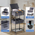 TUDALLK Organize-3 Diaper2In1 Baby Diaper Caddy Tier RollingDiaper Cart Newborn essentials Caddy With Dividers