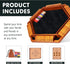 1-6 16 TooyBing Upgraded Players Shut The Box Dice Game, Wooden Board Table Family Game for Kids and Adults with Dice