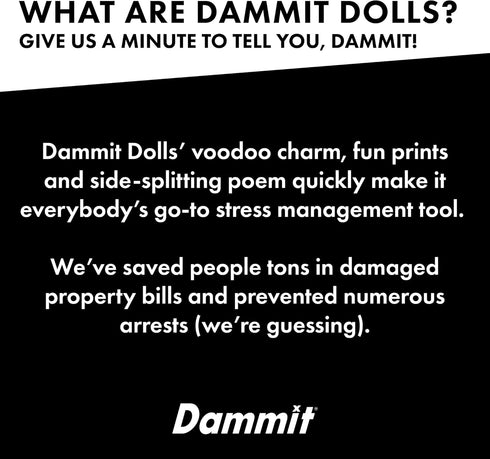 Dammit Doll - Limited Edition Andy Artist-Inspired Stress Relief Gag Gift