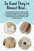 7 inches Living Nature Brown Sitting Lop Eared Rabbit Stuffed Animal | Fluffy Rabbit Animal | Soft Toy for Kids |