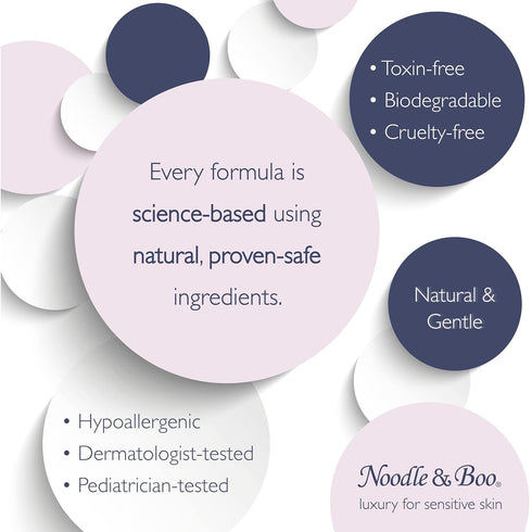 2-in-1 Noodle & Boo Newborn Baby Shampoo and Body Wash, Tear-Free, Hypoallergenic, Baby Bath Essentials, Moisturizing