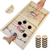 Fast Sling Puck Game, Table Desktop Battle, Sling Foosball Board Game Toy, Parent-Child Table Game (S(14.4 * 8.5in))