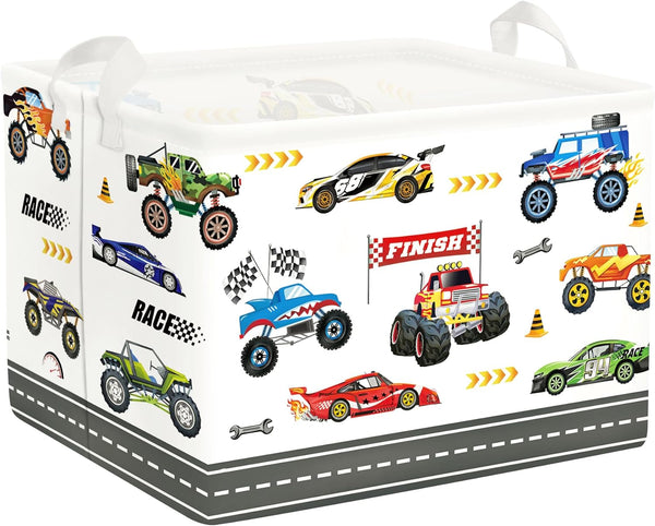 Clastyle City Car Baby Laundry Hamper Kid Storage Basket Boy Gift Toy