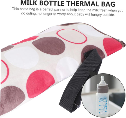 BESPORTBLE Insulated Baby Milk Bottle Pouch for Infants Portable Tote Bag Cooling Function for Newborn Feeding Sturdy