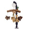 NoJo Into The Wilderness Brown, Tan and Navy, Logs, Bear and Beaver