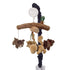 NoJo Into The Wilderness Brown, Tan and Navy, Logs, Bear and Beaver