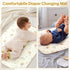 Muslin Diaper Changing Mat, Waterproof Changing Pad for Baby, Leakproof Quick Drying Pads, Portable Diaper Change