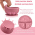 Silicone Baby Feeding Set, 12 Pack Baby Led Weaning Supplies, Suction Divided Plates, Toddler Soft Bowl, Spoons, Forks