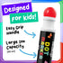 16 50 Set 1, 2, 3, 4 5 Chalkola Washable Dot Markers for Toddlers | w/ Page Coloring Activity Book Kit, Bingo Daubers |