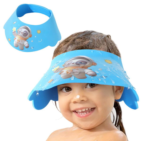 Baby Shower Caps Shield - Adjustable Kids Bath Visor Hat Shampoo Washing