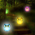 2 PCS Owl LED Plug in Night Light for Kids, Auto Controlled Nightlights for Baby Nursing (Blue+Pink)
