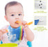 STAYTOP Pack 3 Rainbow Muslin Baby Washcloths of - Soft Face Cloths for Newborn, Absorbent Baby Bath and Face
