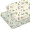Mindsoft 2 Pcs Watercolor Dragon Crib Sheet Set 52 x 28 x 8