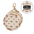 Bear Round Pacifier Storage Case with Zipper, Portable Pacifier Case for Travel, Diaper Bag & Purse, Pacifier Container
