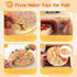 iLuckinSpri Set 68PCS Counter Playset 3+ Wooden Pizza Toy for Kids, Montessori Pretend Play Food Toys, Wooden Pizza