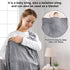 Water Ring Sling Baby Carrier, Adjustable Lightweight for Summer, Pool, Beach, Infant Wrap Carrier (Light Grey)