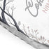 Kryvoxc Personalized Baby Blankets with Name, Fox Deer Bunny Design Double Layer Receiving Swaddle Blanket with Dotted