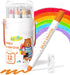 JUPITEARTH 12 Color Twist Crayons for Toddlers 1-3 and Kids 4-8, Non-Toxic